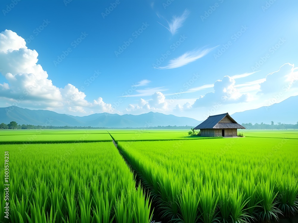 landscape with field and sky landscape with field and sky