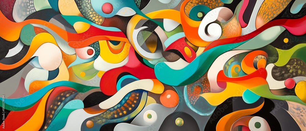 Abstract colorful shapes background Abstract colorful shapes background