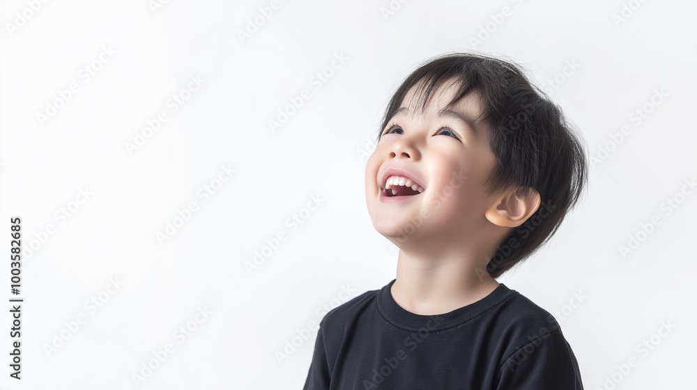 Asian boy on isolated white background Asian boy on isolated white background