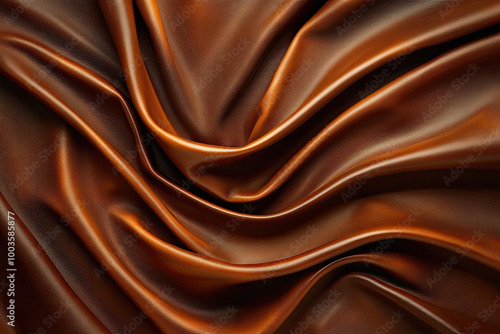 High-resolution photorealistic chocolate silk background. Created with Ai High-resolution photorealistic chocolate silk background. Created with Ai