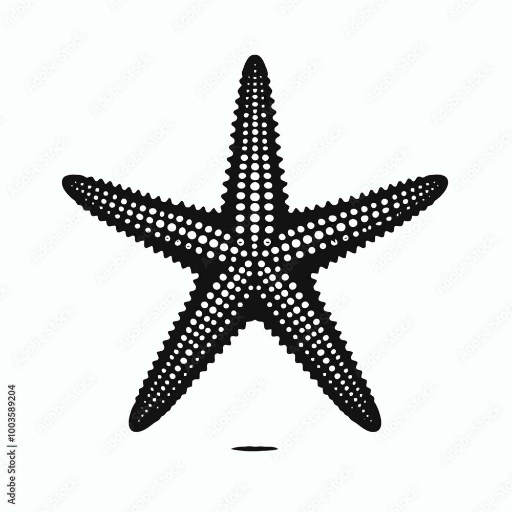 silhouette of star fish, Black Starfish Emblem Marine Majesty Starfish silhouette of star fish, Black Starfish Emblem Marine Majesty Starfish