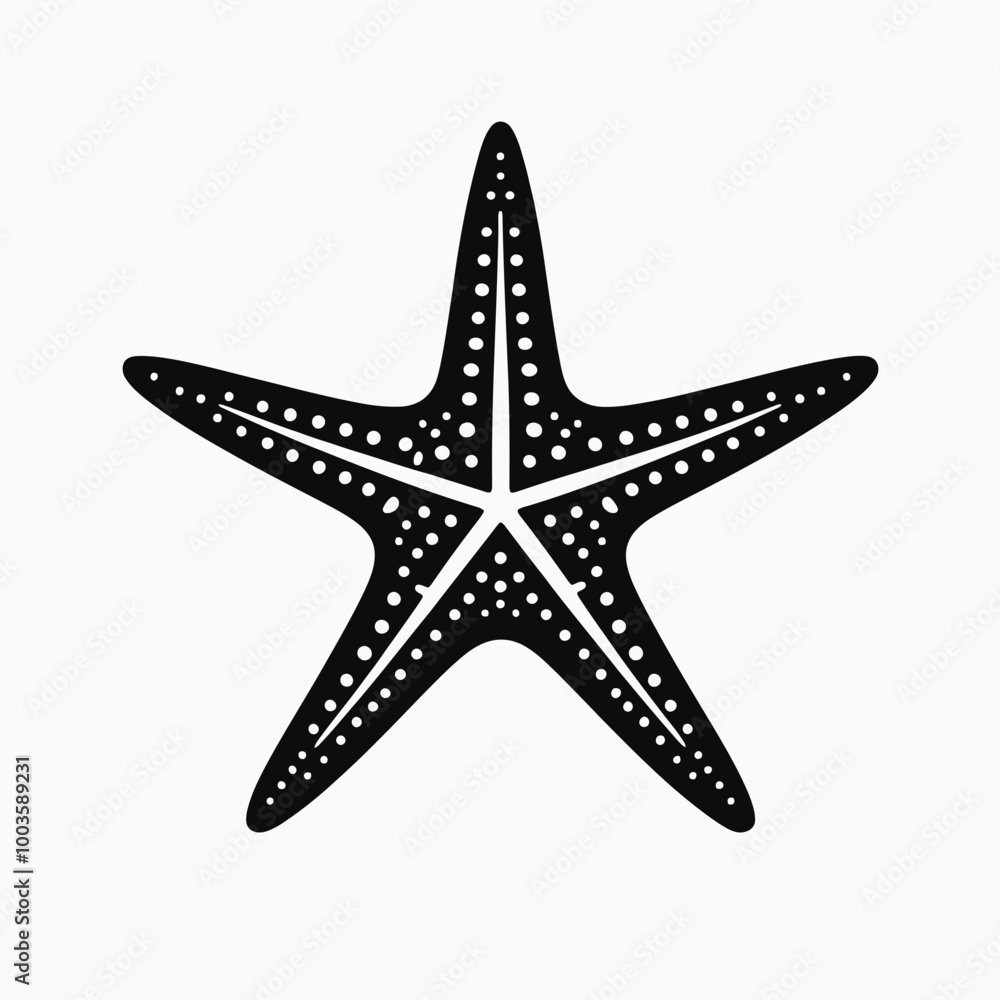 silhouette of star fish, Black Starfish Emblem Marine Majesty Starfish silhouette of star fish, Black Starfish Emblem Marine Majesty Starfish