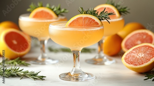 Grapefruit Rosemary Cocktails photo