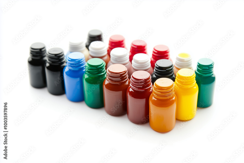 Vibrant Artistry: A Third Set of Professional Acrylic Paints in Squeeze Bottles for Detailed Work Vibrant Artistry: A Third Set of Professional Acrylic Paints in Squeeze Bottles for Detailed Work