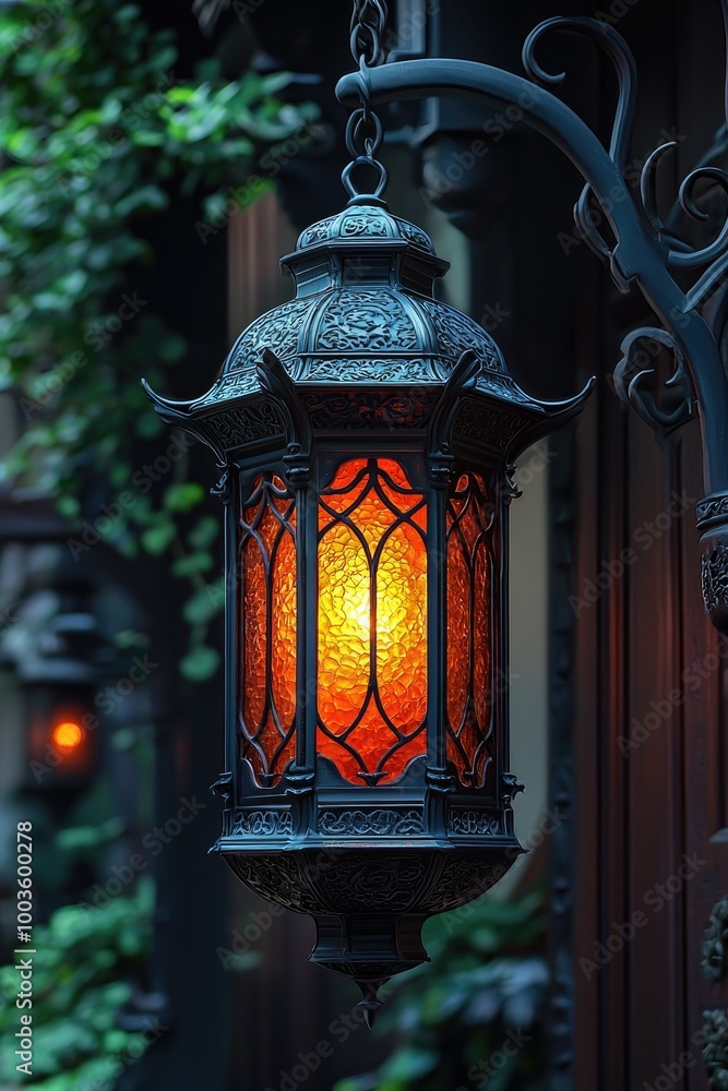 Lantern lamps represent spirituality and architectural design. Lantern lamps represent spirituality and architectural design.