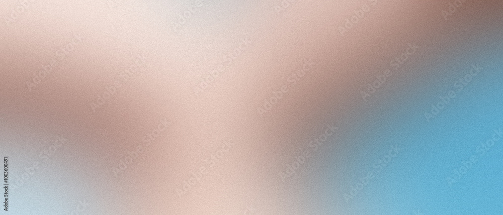 Noise peach and blue abstract background. Colorful gradient. Holographic blurred grainy gradient banner background texture. Noise peach and blue abstract background. Colorful gradient. Holographic blurred grainy gradient banner background texture.