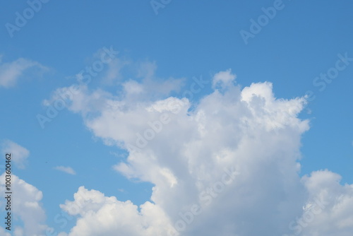 blue sky with clouds