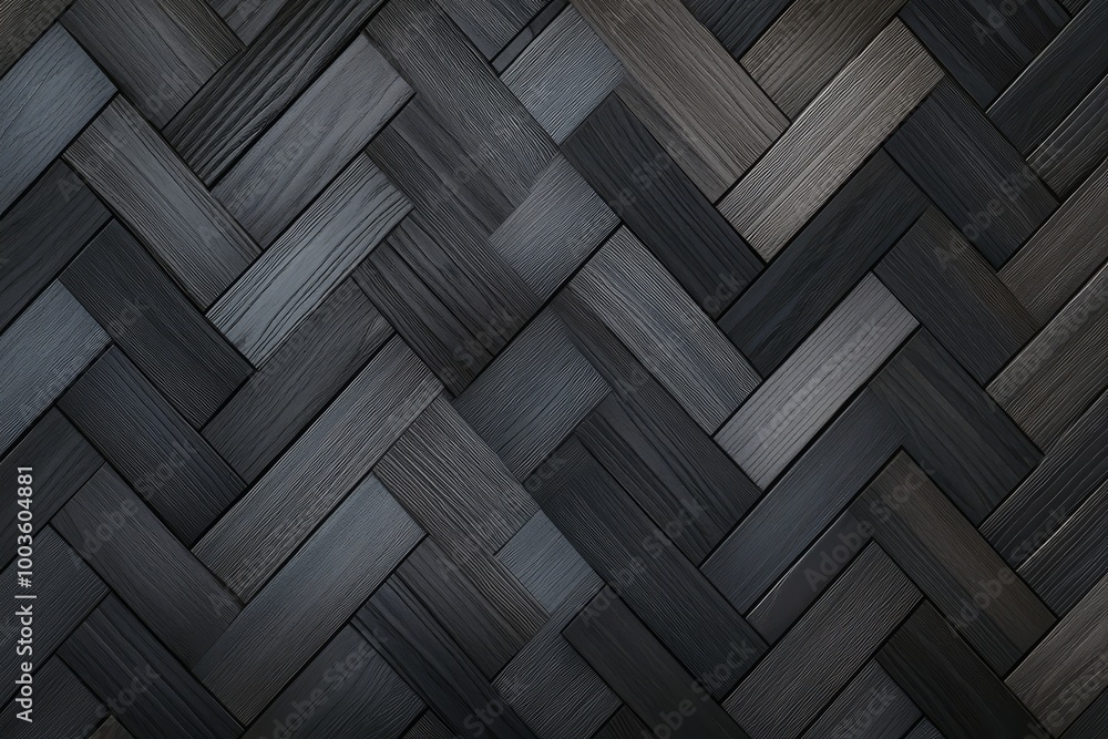 Dark grey herringbone patterned parquet wood flooring backgrounds. Dark grey herringbone patterned parquet wood flooring backgrounds.