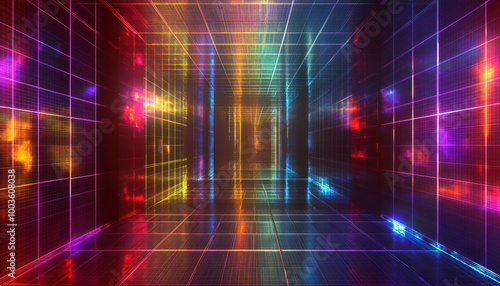 abstract background with bokeh