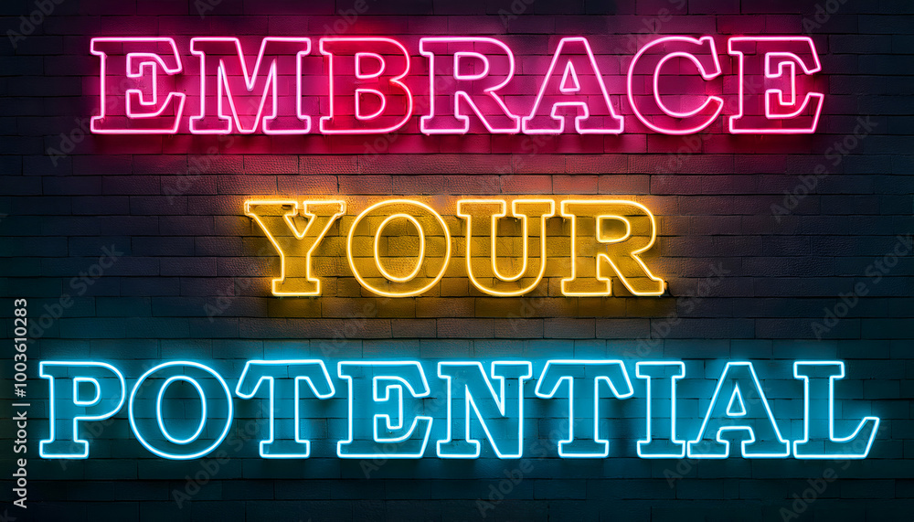 Embrace your potential word Embrace your potential word