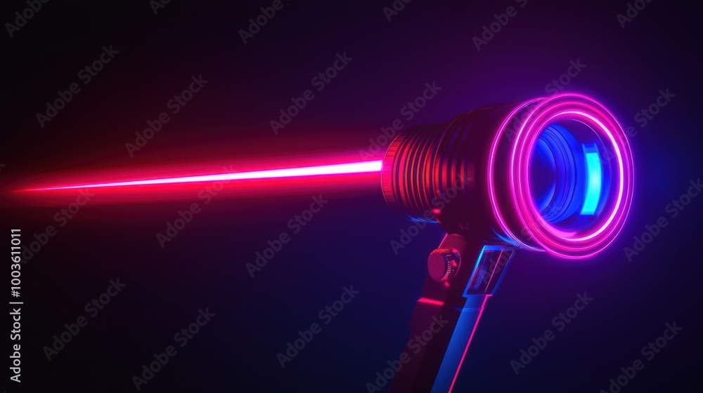 Fototapeta premium Neon Laser Beam