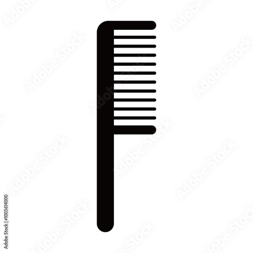 Hairbrushes and combs icon. For combing and styling hair. Hairdressing tool. Hair comb and hair brush. Haircomb or barbercomb. Comb
hairbrush vector illustration. Dresser comb for hair.