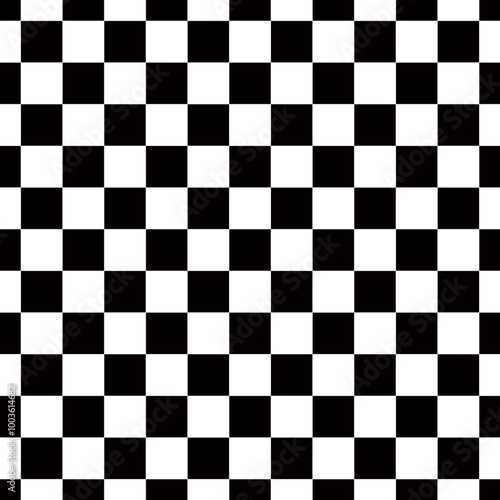 black and white checkers seamless pattern 