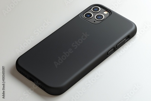 Smartphone case mockup isolated created with Generative AI