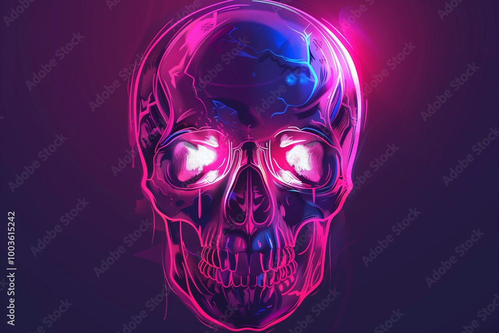 Neon glowing skull with vibrant colors cool halloween wallpapers
Neon glowing skull with vibrant colors cool halloween wallpapers