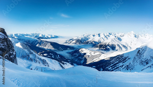 Wallpaper Mural スキー場からの見える風景 Torontodigital.ca