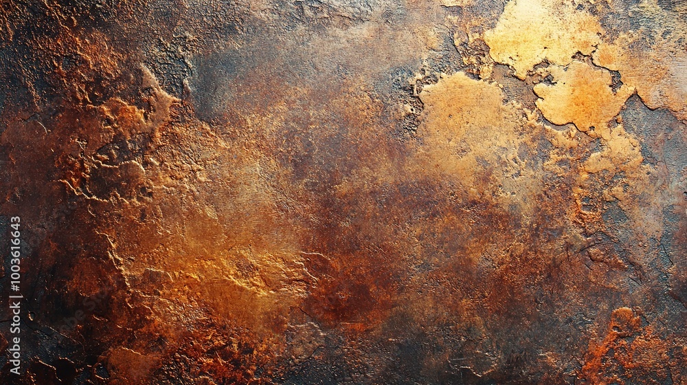Textured Metallic Background with Warm Tones Textured Metallic Background with Warm Tones