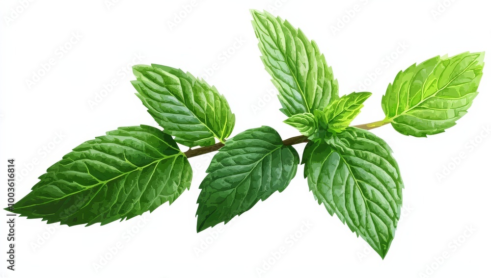 Leafy mint herb available in PNG format. Leafy mint herb available in PNG format.