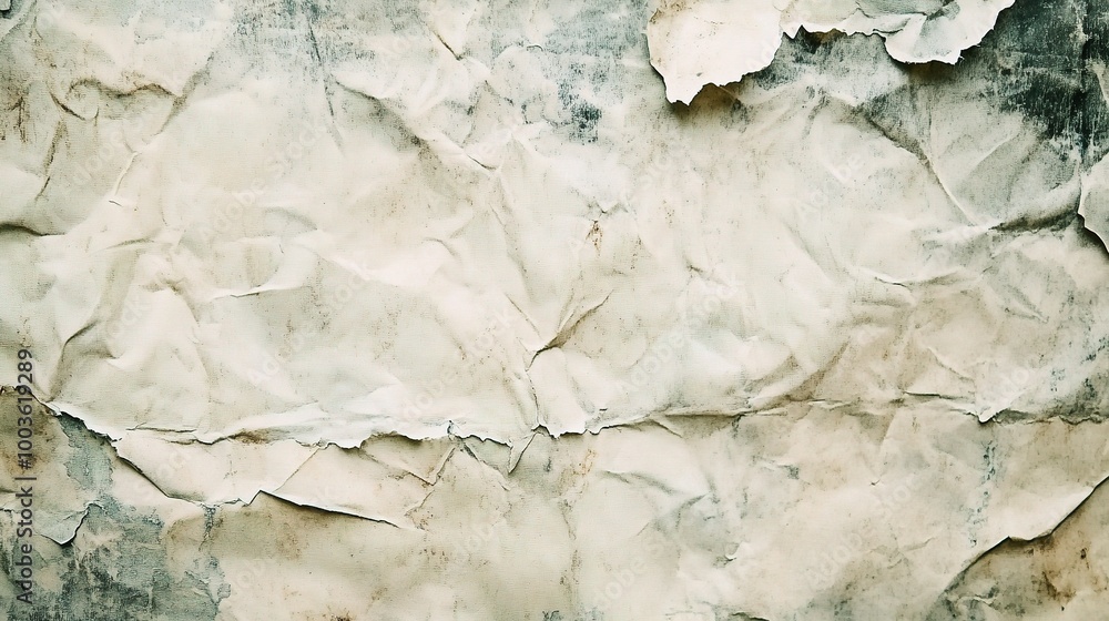 Crumpled Paper Texture for Background Design Crumpled Paper Texture for Background Design