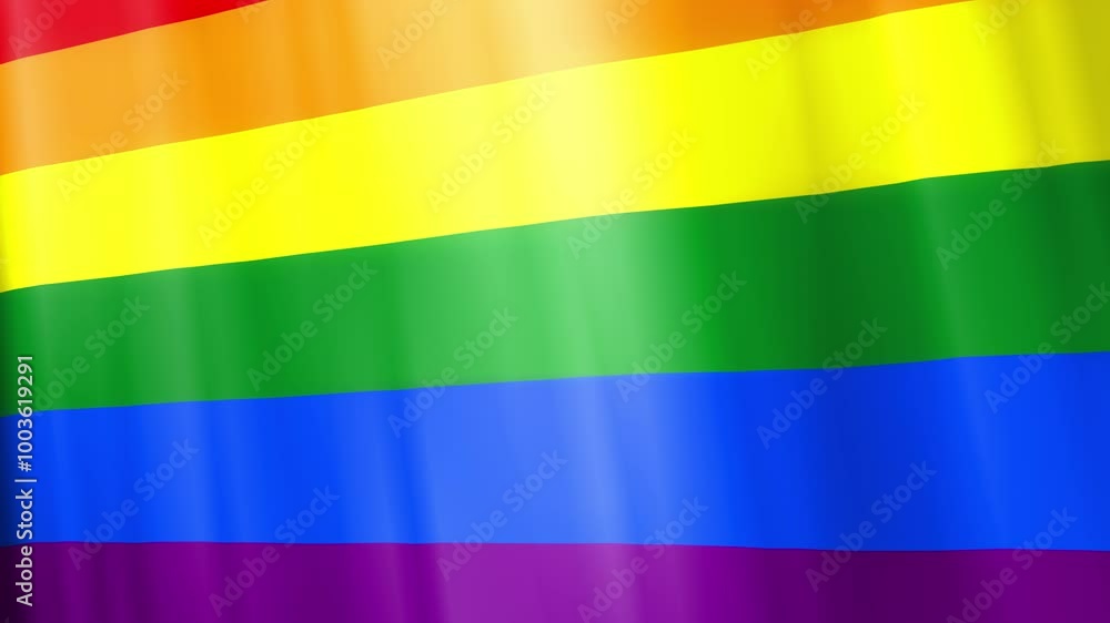 Animated LGBTQ Pride Flag Celebrating Diversity Animated LGBTQ Pride Flag Celebrating Diversity