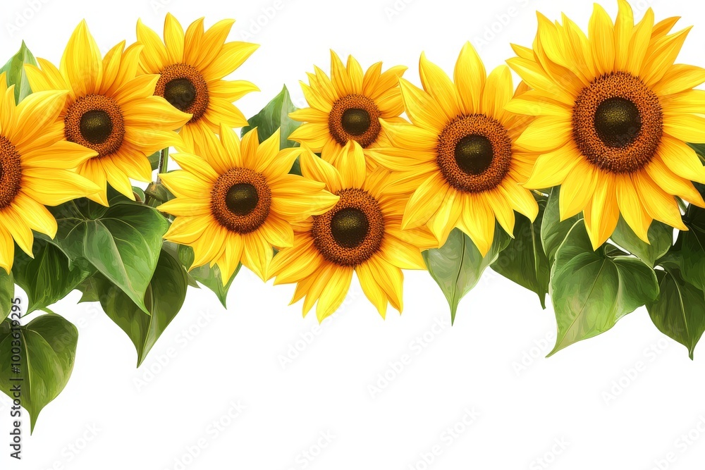 Asteraceae sunflower border image saved in PNG format. Asteraceae sunflower border image saved in PNG format.