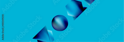 Fluid color geometric shapes abstract background. Vector Illustration For Wallpaper, Banner, Background, Card, Book Illustration, landing page