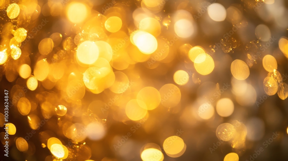 Soft golden bokeh lights shimmering in the background, adding a touch of warmth and elegance to any design. Soft golden bokeh lights shimmering in the background, adding a touch of warmth and elegance to any design.