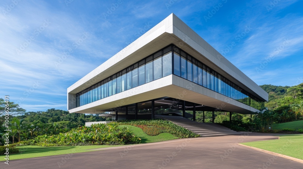Modern Minimalist Two-Story Villa Design Modern Minimalist Two-Story Villa Design