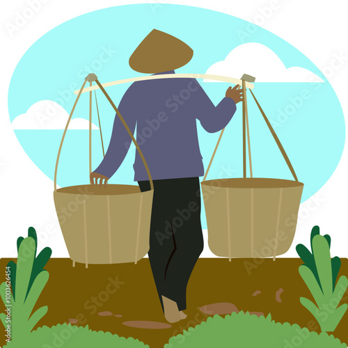 ietnamese Vendor with a Scale-Beam