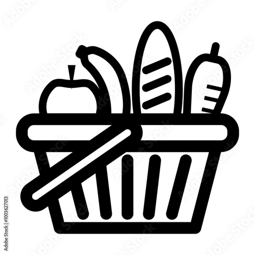 Food day line icon