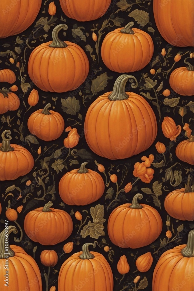 Halloween cute background, helloween pumpkin banner, scary party backdrop Halloween cute background, helloween pumpkin banner, scary party backdrop