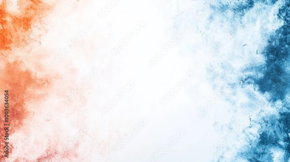 Fototapeta premium Elegant Watercolor Video Template: A Serene Canvas for Your Creative Content