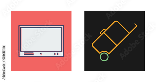 Television Set Vector Icon