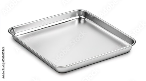 A baking sheet on solid white background, single object