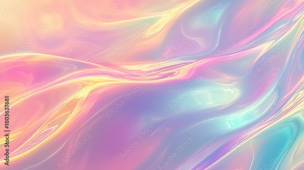 Fototapeta premium Mesmerizing Rainbow Smooth Transition Background