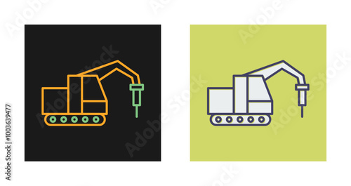 Road Barrier Vector Icon