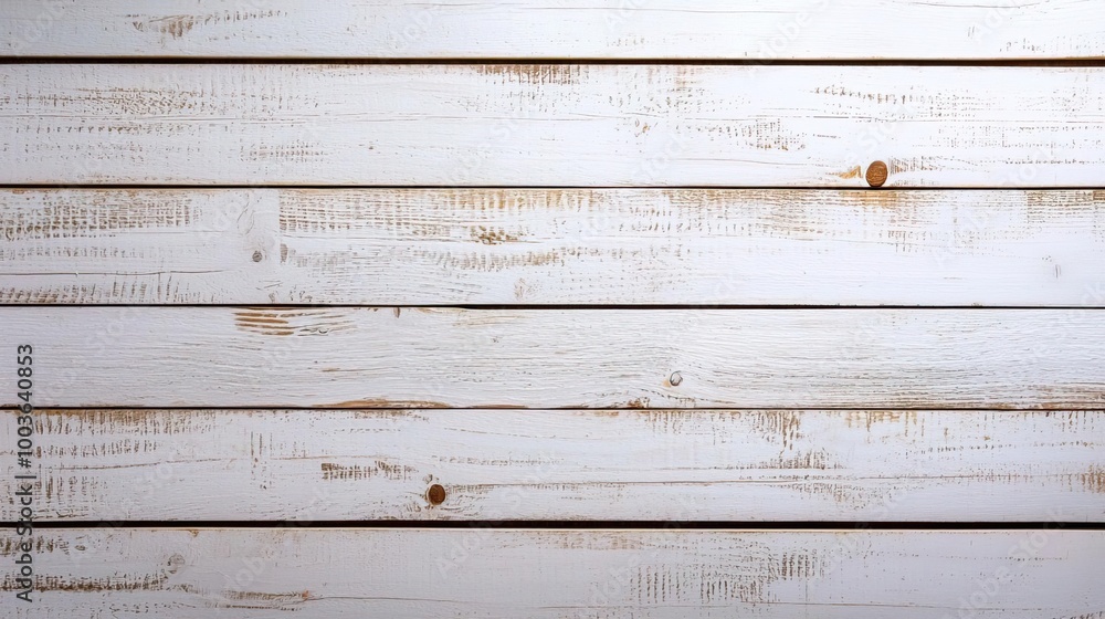 Obraz premium White wooden boards with a textured surface, creating a rustic background for designs or photos.