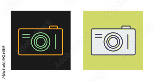 3D glasses Vector Icon