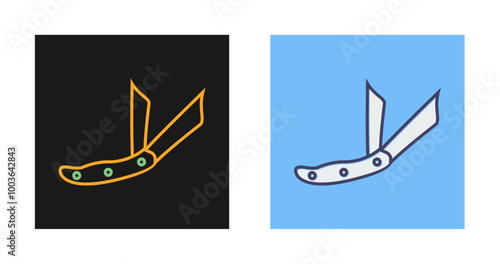 Pocket Knife Vector Icon