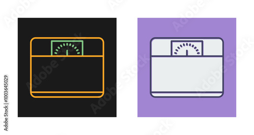 Weighing Machine Vector Icon
