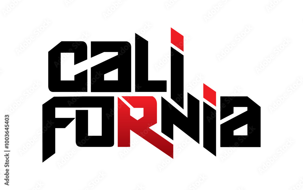 California typography design vector, for t-shirt, poster and other uses California typography design vector, for t-shirt, poster and other uses