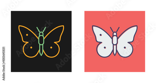 Butterfly Flying Vector Icon