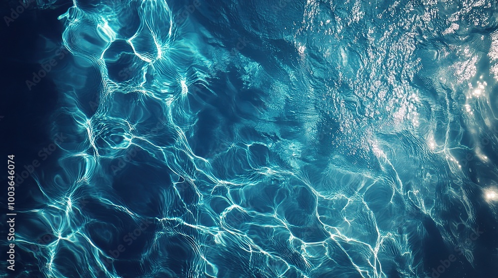 Tranquil Water Surface with Light Reflections Tranquil Water Surface with Light Reflections