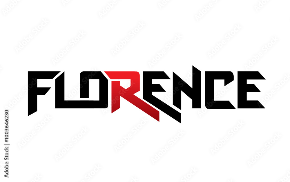 Florence typography design vector, for t-shirt, poster and other uses Florence typography design vector, for t-shirt, poster and other uses