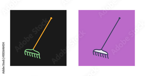 Rake Vector Icon