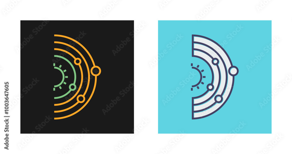 Solar System Vector Icon Solar System Vector Icon