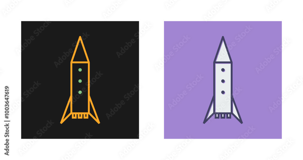 Space Rocket Vector Icon Space Rocket Vector Icon