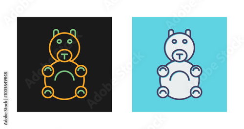 Stuffed Toy Vector Icon