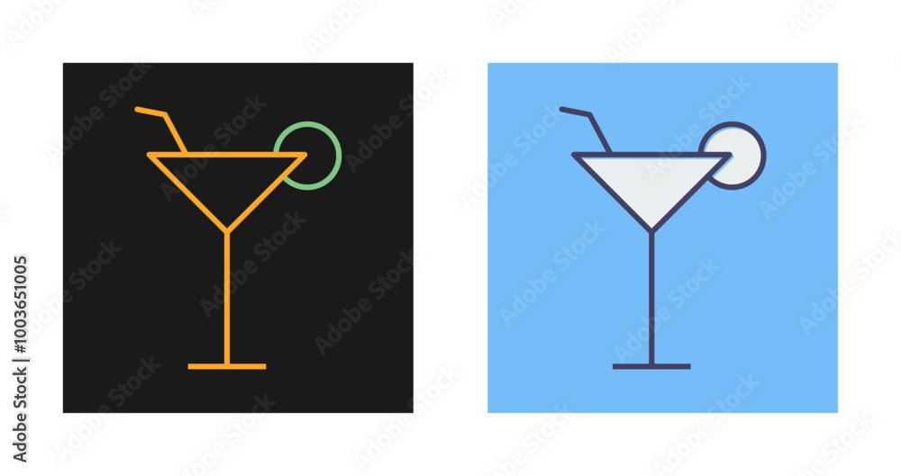 Cocktail Vector Icon Cocktail Vector Icon