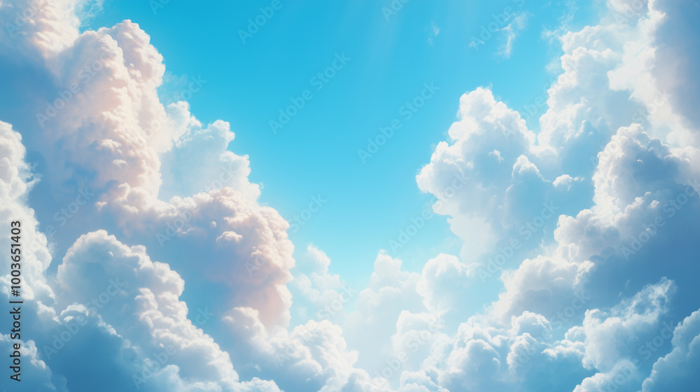 Beatiful sky with comolus clouds
Beatiful sky with comolus clouds